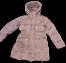 Steve Madden Kids Lrg 14-16, Mid-length Hooded Puffer Coat In Pink: Casual Chic