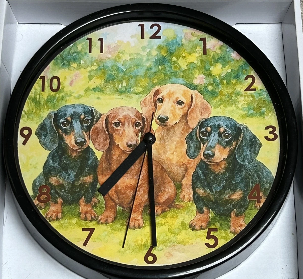 Orologio Da Parete Con Simpatico Cane Patch, Design Originale E Silenzioso, Perfetto Per Ogni Stanza