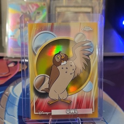 Topps Disney Chrome 2026 - Owl #104 - Winnie The Pooh Serial Gold Numbered 42/50