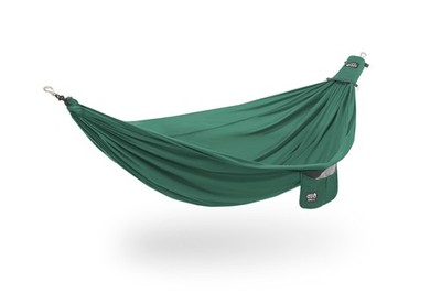 ENO TechNest leichte Reisehängematte grün aus recyceltem Ripstop Nylon / 2 Pe...