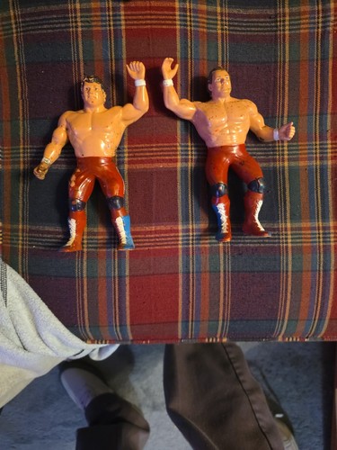 1986 WWF LJN British Bulldogs Tag Team figures WWE...