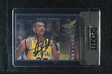 BAS 1995 Classic Superior Pix Juwan Howard #8 Seal of Authenticity Auto 3c7