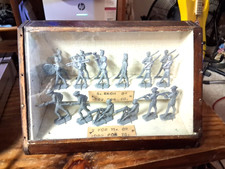 MEGA RARE CIVIL WAR ERA LEAD SOLDIERS ORIGINAL 18 PIECE STORE DISPLAY