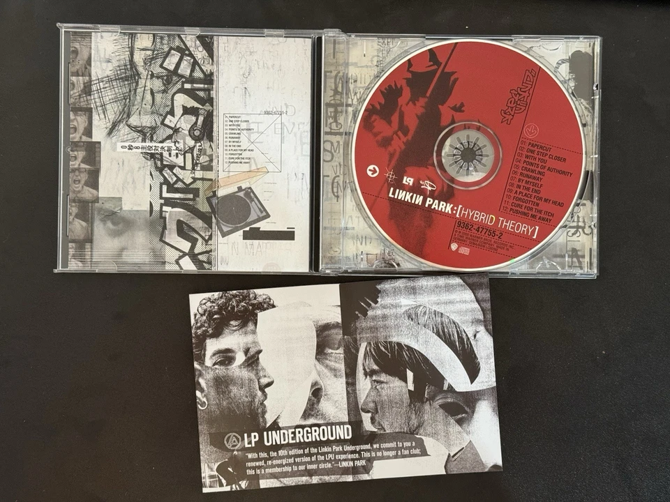 Linkin Park - Hybrid Theory CD Album - Très Bon État + Carte LP Underground - Photo 3/3