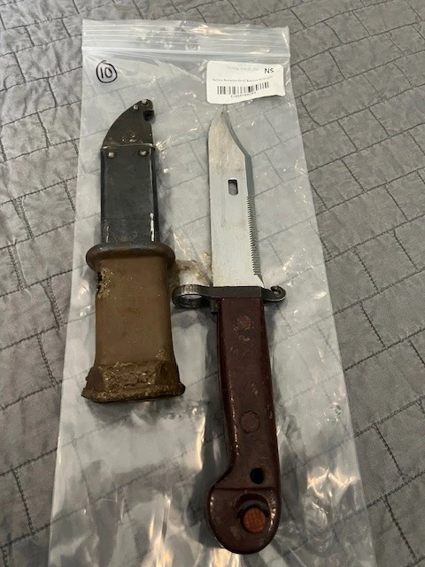 Surplus Romanian Bayonet with Sheath - Image 3 of 4