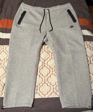 Men’s 3XL - Nike Tech Fleece Open-Hem Sweat Pants Grey | HJ6533-063 | SHIPS FAST