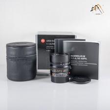 Leica Summilux-M 50mm/F1.4 ASPH Black Lens Germany 23771