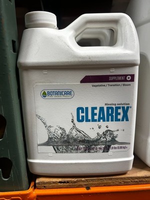 Botanicare Clearex - salt leaching nutrient flush solution quart
