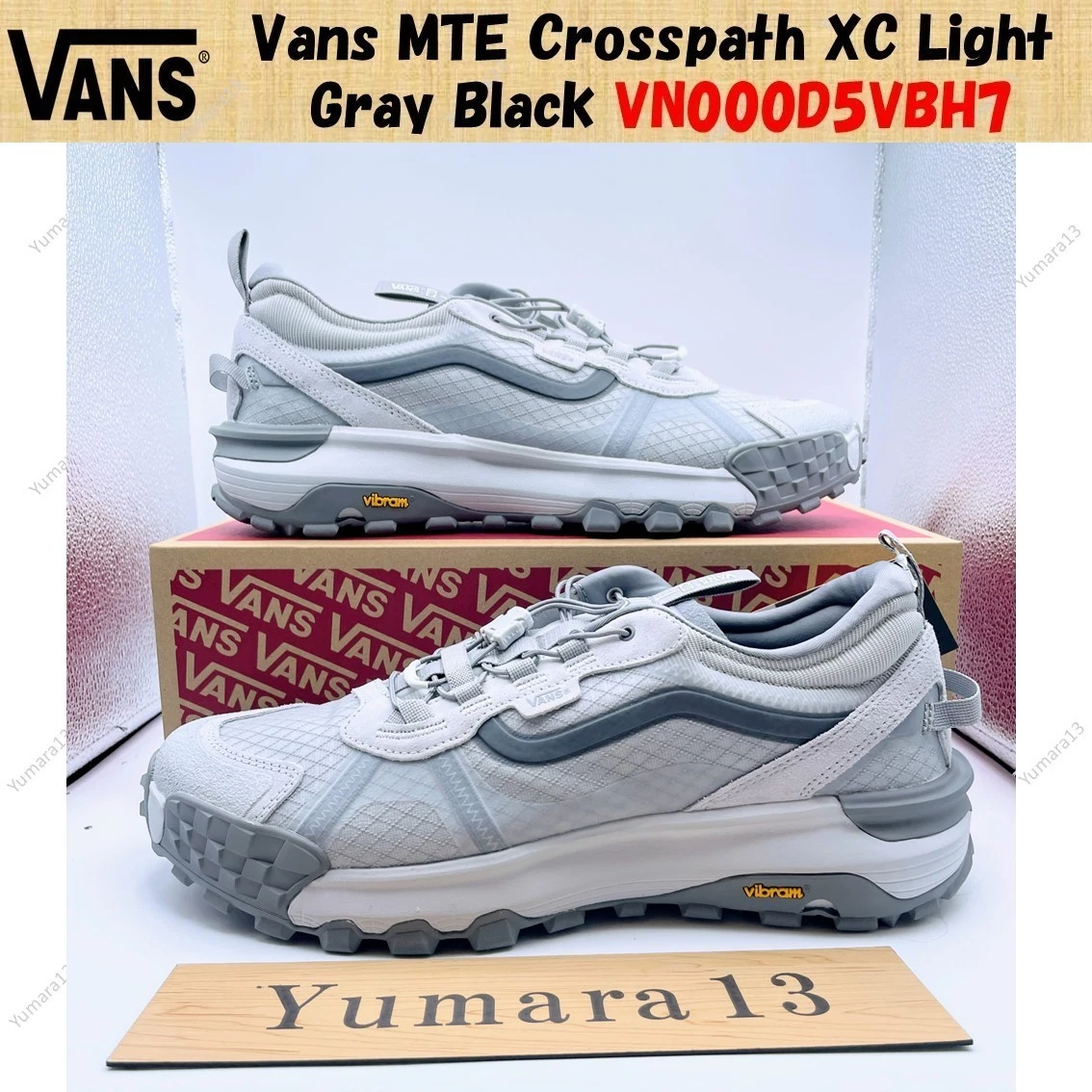 Vans Crosspath XC \'Light Grey\' VN000D5VBH7 size 9 Vans MTE Crosspath SC Light Gray - Free Shipping! main image 4