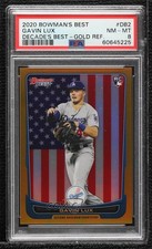 2020 Bowman's Best Decade's Best Gold Refractor /50 Gavin Lux #DB-2 PSA 8 7qg