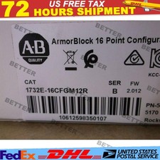 1732E-16CFGM12R Allen Bradley  PLC 16 Pt Configurable ArmorBlock I/O US Free Tax