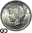 1923 Peace Silver Dollar Philadelphia Mint BU Nice Luster