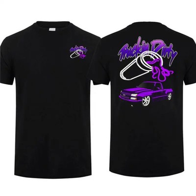 Truckin Dirty OBS Ch evy T-Shirt Men s Cotton Short Sleeve Car Graphic T-Shirt C