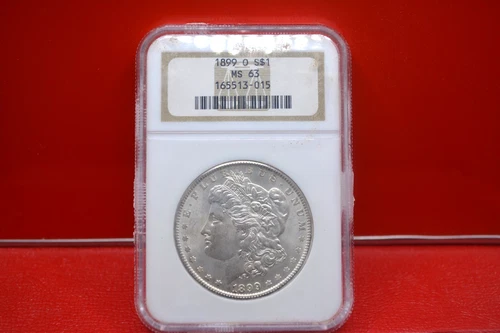 1899 O MORGAN SILVER DOLLAR MS63 NGC