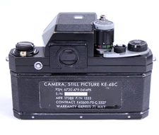 Rarest Nikon F Still Picture KE-48C US Air Force Film camera FTN prism finder