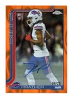 2025 Topps Chrome Football Orange Lava Refractor Kaden Prather #RA-KP
