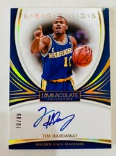 Tim Hardaway 2023-24 Panini Immaculate Legends Autograph Auto /99