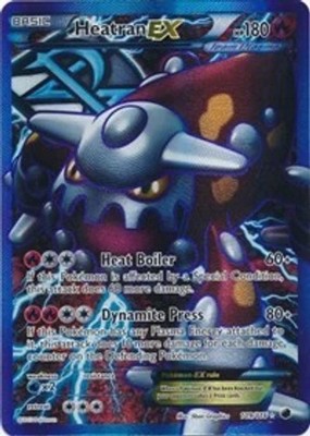 Heatran EX (Team Plasma, Full Art) (#109/116) - Ho BW - Plasma Freeze MP Pokemon