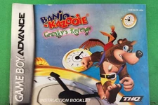 Banjo Kazooie Grunty's Revenge Manual Booklet Nintendo Game Boy Advance GBA
