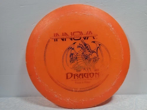 Orange Innova DX Dragon PFN Bar Stamp disc golf 150 grams lightweight