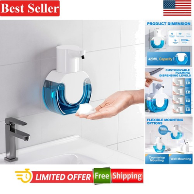 #ad #ad Quick Dispensing Touchless Soap Dispenser 15oz Rechargeable Water Resistant $26.99