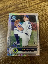 2020 Bowman Eric Pardinho Mojo Spanning the Globe Refractor Blue Jays