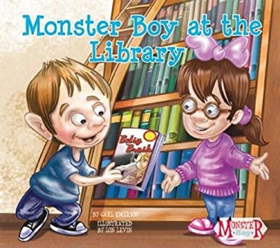 Monster Boy at the Library Hardcover Carl Emerson