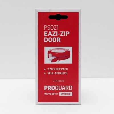 Eazi-Zip Tür PSQZ1 2,1m Höhe (2 Reißverschlüsse pro Packung, selbstklebend)