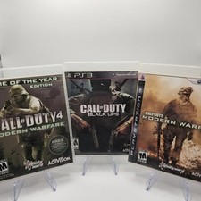 Lot Of 3 Call Of Duty Games For PS3; Modern Warfare, Modern Warfare 2 & BlackOps