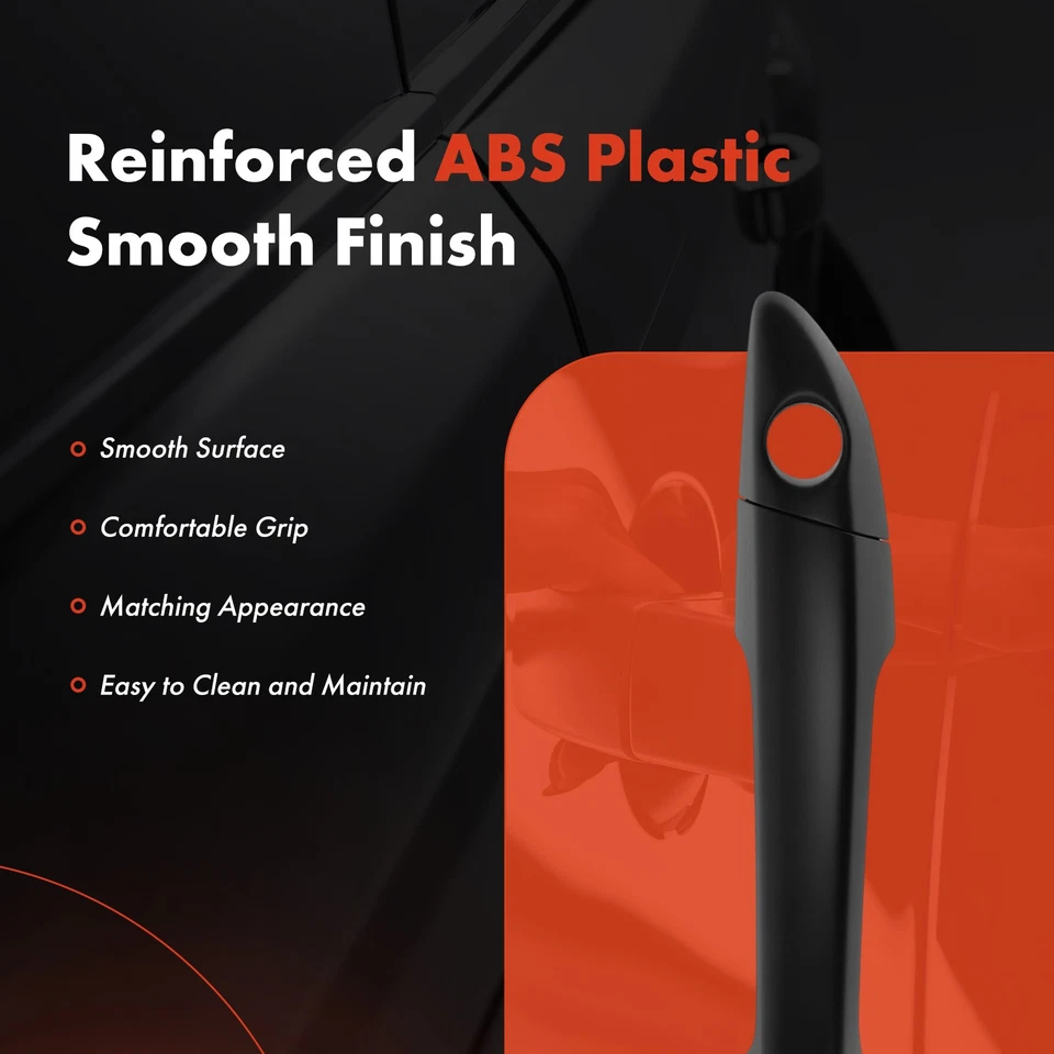 Front Left Exterior Door Handle w/ Key Hole for Hyundai Sonata 2015 2016-2019 - Image 4 of 4