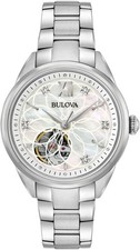 Bulova Damen Armbanduhr 96P181 Damenuhr Automatik Saphirglas 34mm B-Ware