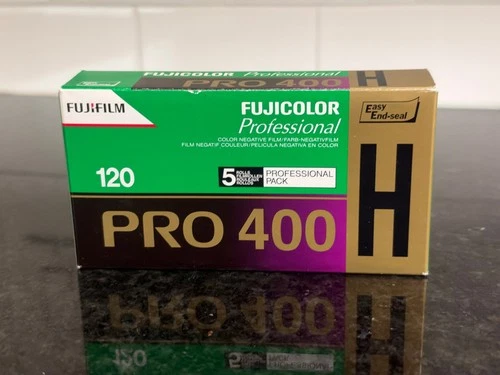 Fujifilm Fujicolor Pro 400H 120 Color Negative Film 4 Rolls ISO 400 Medium Forma - product listing photo