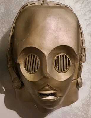 Vintage Star Wars C-3PO: Narikiri mask LUCASFILM LTD 1991 HTF 