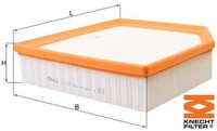 Knecht LX3527 Luftfilter Luftfiltereinsatz FüR Toyota FüR Lexus