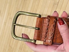 Lauren Ralph Lauren Leather Flower Belts for Women for sale  display picture 2