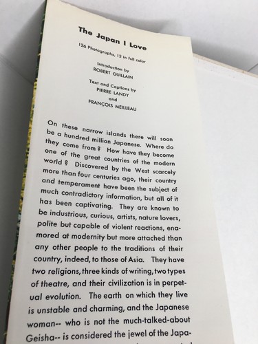 The Japan I Love Hard Cover Book (Landy, Pierre - 1966) - Picture 5 of 10