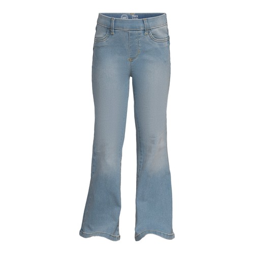 Wonder Nation Core Flare Jegging Pants Girls XS Blue Cotton PullOn Pockets Solid - Picture 3 of 4