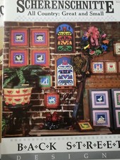 Vintage Back Street Scherenschnitte Book 15 All Country Collection Very Good