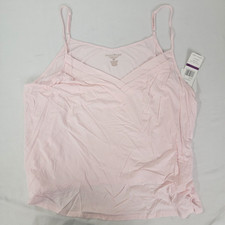 Shadowline Women's Pink Cami Tank Camisole 64628 NEW NOS 95 Modal Size 2X