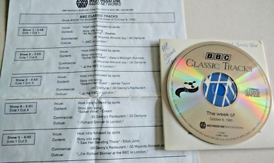 Cream Elton John BBC Classic Tracks 1 cd daily live radio show 10/8/90 #90-41