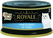 Fancy Feast Royale Fine Flakes of Tuna Wet Cat Food (24 X 85G) Free Fast Ship AU