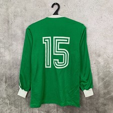 VINTAGE ADIDAS 1980 WEST GERMANY FOOTBALL SHIRT #15 GREEN TEMPLATE JERSEY SIZE M