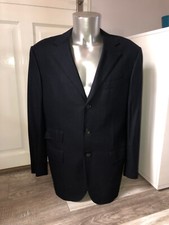 luxueuse veste cachemire bleu marine GIANFRANCO FERRE taille XL (54)