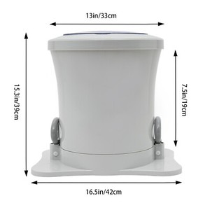 Manuel Mini laveuse les barres de déshydrateur portable à linge compact