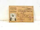 Antique WW1 Besançon Combatant Card