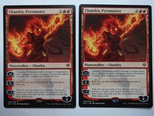 2x Chandra, Pyromaster, Chandra, Pyromeisterin, Archenemy: Nicol Bolas, MTG