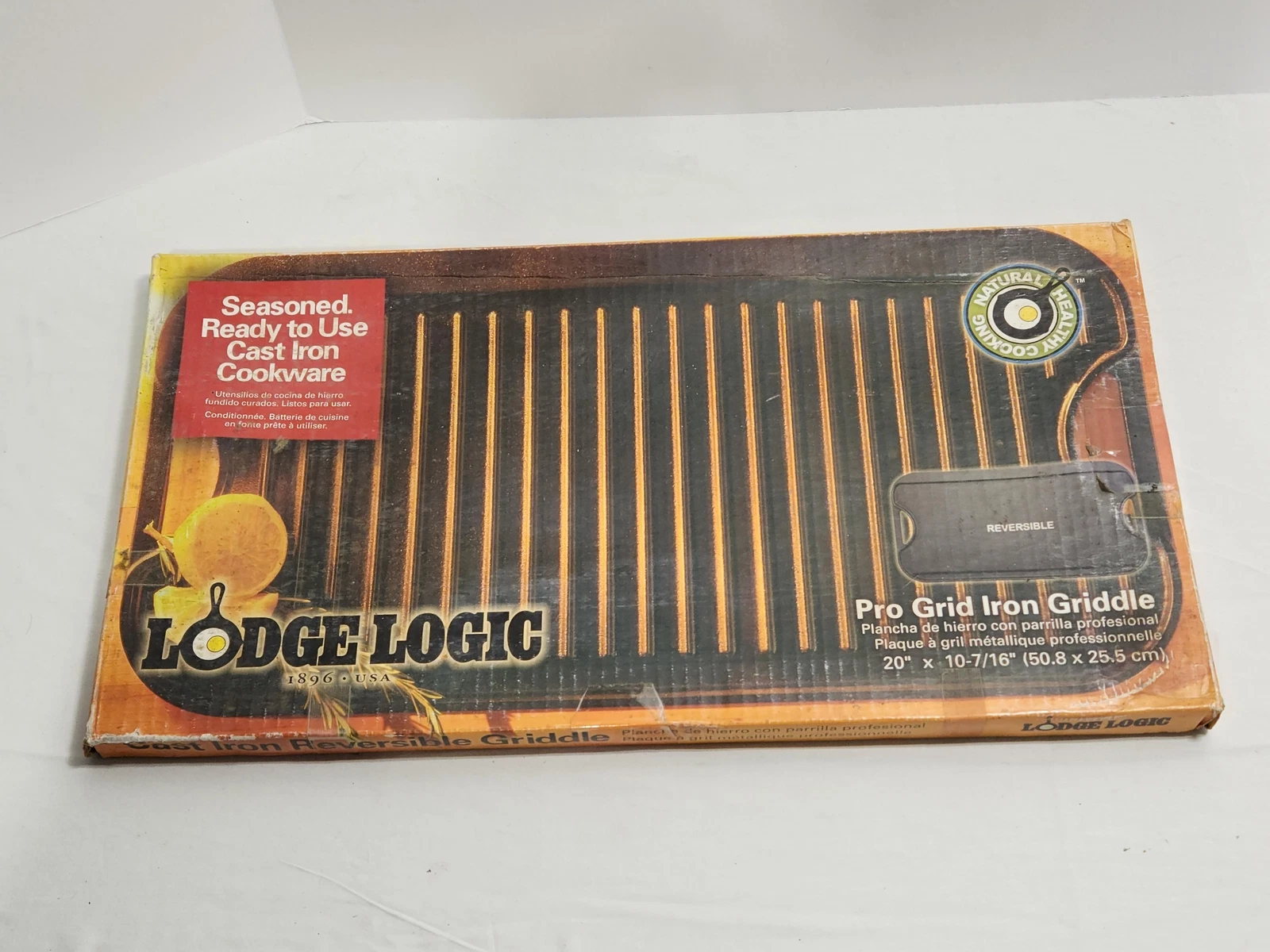 Lodge Logic Cast Iron Pro Grid Griddle
