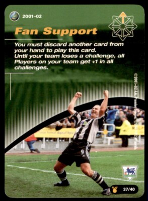 WOTC Football England 2001/02 (Titelrennen) Fan Support Tactic Card No. 37