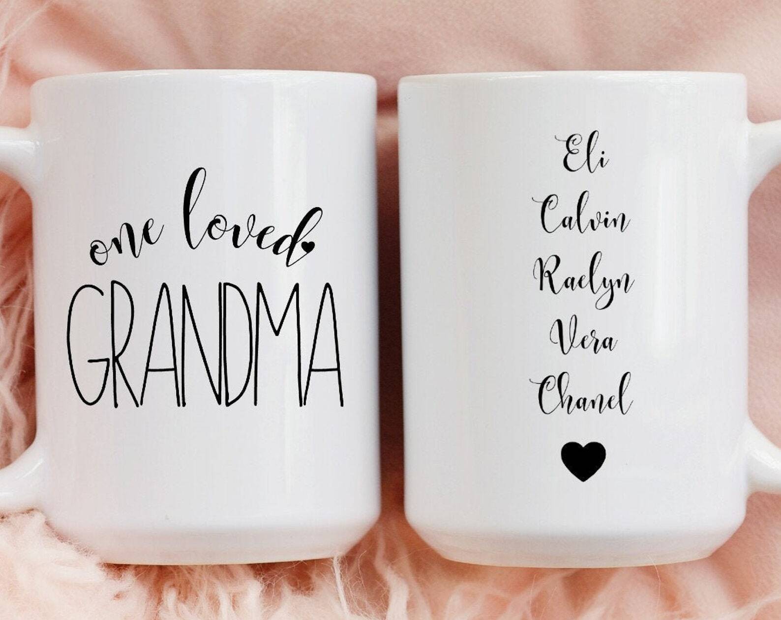 One Loved Grandma Mug Grandma Gift Grandmother Mug Grandma Birthday Gift Gift