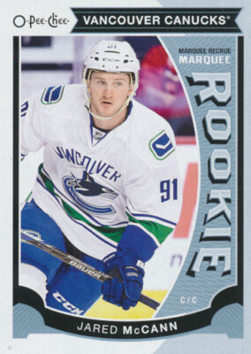 2015-16 O-Pee-Chee UPDATE #32 JARED McCANN - Rookie - Vancouver Canucks